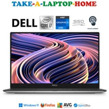 Dell XPS 9360 TouchScreen Laptop i7 4.0GHz Windows11 NVMe SSD Gaming GFX Quad HD