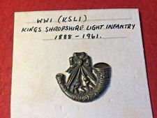 WW1 Kings Shropshire Light
