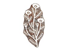 Floral Poppy Wooden Stamp 4.8