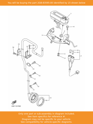 Yamaha clamp 2gb 83595 oem - yamaha,