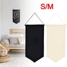 Blank Canvas Pin Badge Holder Hanging Decor Brooch Display Pennant Room Decor