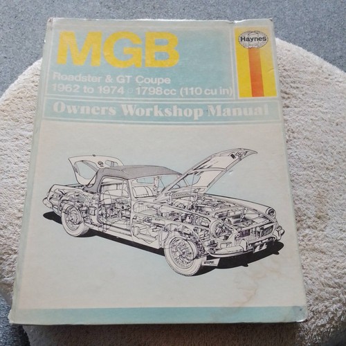 Haynes manual for mgb 1962 - manual,