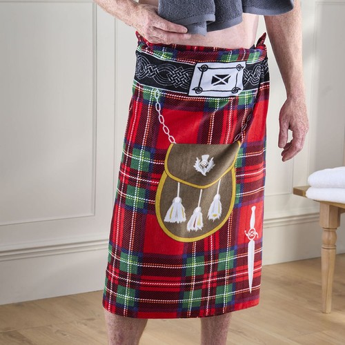 Tartan kilt towel - kilt,
