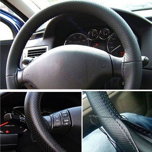Anti slip leather steering - anti-slip,