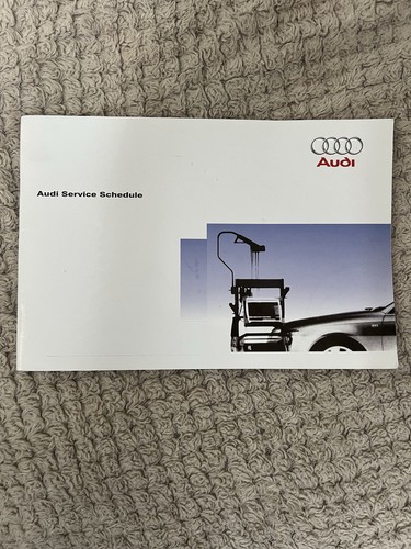 Audi service book with full - audi,