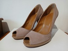 HOBBS peep toe nude 38/5