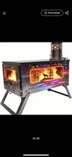 Titanium Hot Tent Wood Burning
