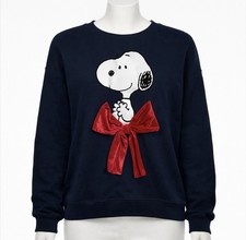 Peanuts Snoopy Sweatshirt Navy