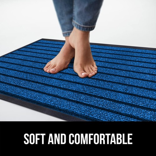 Rubber backed door mat - backed,