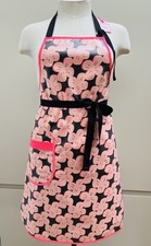 Pink Rose Design Apron wipe