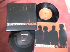 INTERPOL C'mere X2 7" Ltd No'd 2000's INDIE