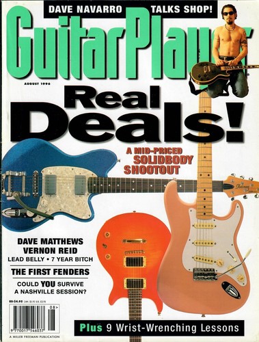 Guitar player august 1996 - player,