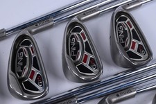 Ping G15 Irons / 4-PW+SW / Black Dot / Stiff Flex Steel Shafts
