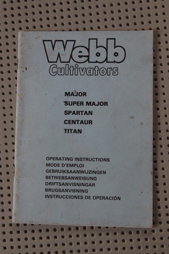 Webb cultivators super major - super,
