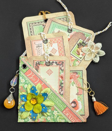 Graphic45 handmade tag - graphic45,