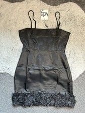 black asos lola may satin