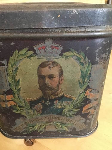 Vintage antique tea caddy - antique,