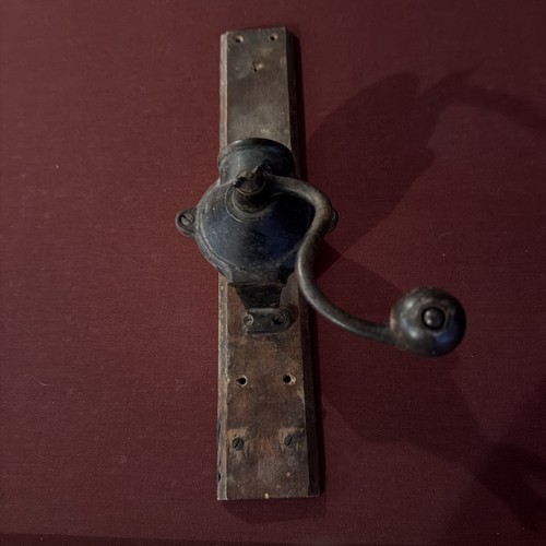 Antique wood cast iron - wood, &