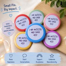 Autism add badge i am - badge,