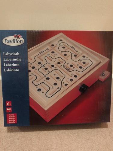 Pavilion wooden labyrinth game - labyrinth,