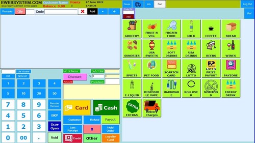 Touch pos software - software, point