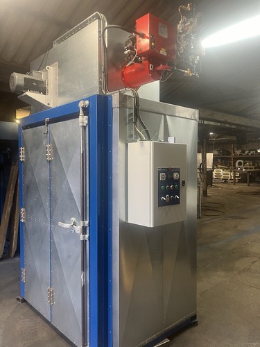 Powder coating oven - powder,