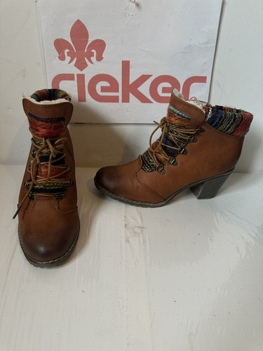 Rieker lined boots size 5 - boots, uk