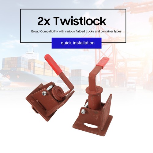 2pcs twistlock 265mm 152mm x - x,