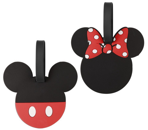Mickey and minnie luggage - minnie,