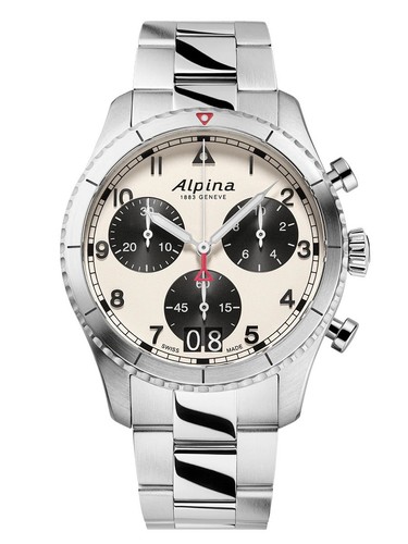 Alpina silver mens chronograph - mens,