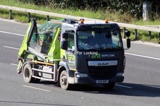 6x4 Truck Photo HE16 MHF DAF EFR Skips (CS)