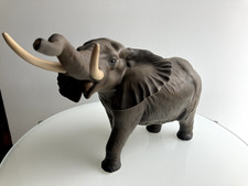 Beswick Matt Grey Elephant 10" high with trunk up-stretched Very rare Price ONO