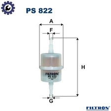 FUEL FILTER PS 822 FOR SKODA