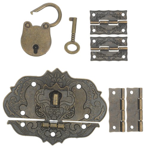 Sets mini vintage padlock - vintage,