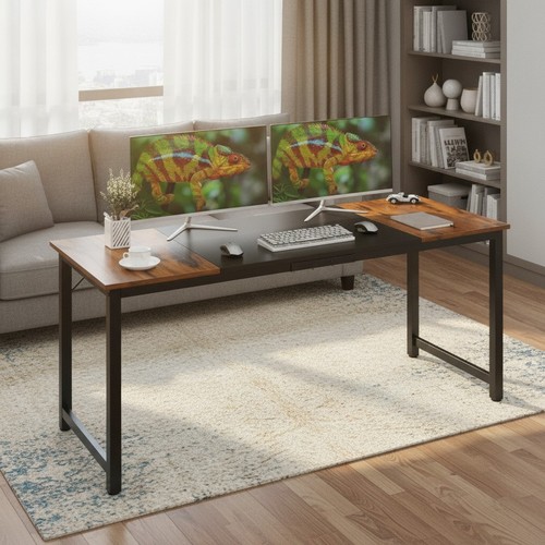 Casart wooden computer desk - wooden,