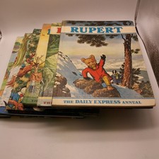 Bundle Of Rupert Bear Annuals 1970-1975  H16