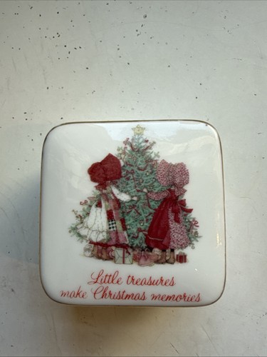 Vintage christmas trinket box - christmas,