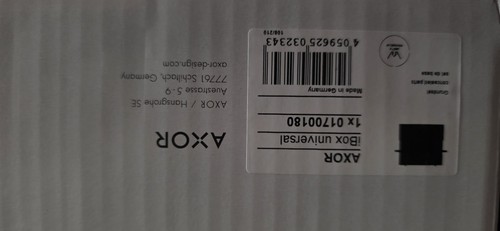 Hansgrohe axor ibox universal - hansgrohe,
