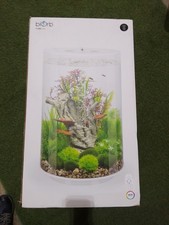 Biorb 30ltr Tube Black Aquarium With Multi Colour LED Light Remote Control 