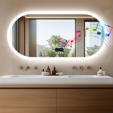 Bluetooth Oval LED Bathroom