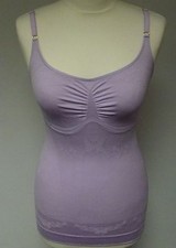 Your Secret Control Cami with Thin Straps & Butterfly Design in Lilac Size Large