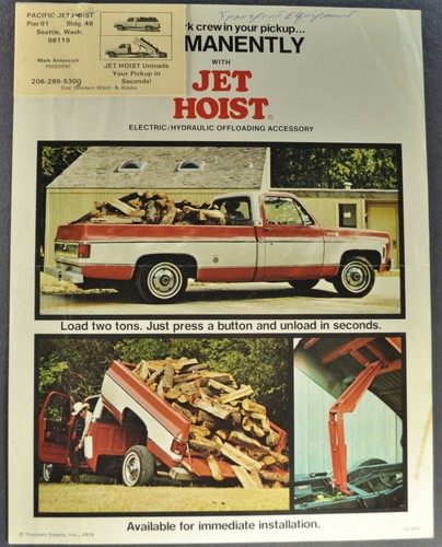 1976 jet hoist - 1976, chevrolet