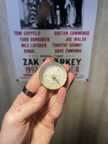 Vintage french brass - brass, pocket