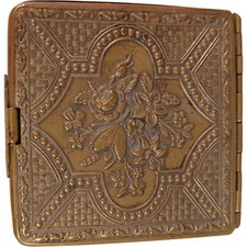 Vintage Brass Needle Case