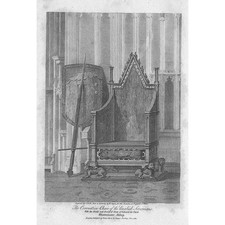 LONDON Coronation Chair of