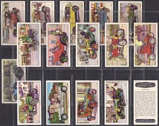 KELLOGGS-FULL SET- VETERAN MOTOR CARS 1962 (16 CARDS) EXCELLENT+++