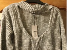 New Lipsy Size 12-14 Grey