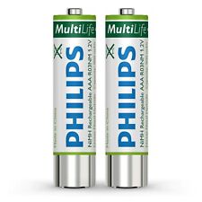 2 x AAA Rechargeable batteries for Philips SBC HB550S Headphones 700mAh NiMh
