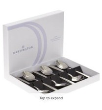 Dartington Capri 18/10 Stainless Steel Teaspoons set x 6