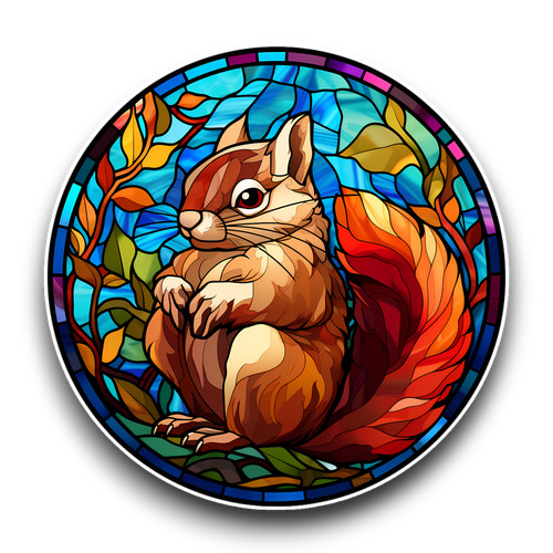 Large red squirrel animal - red,